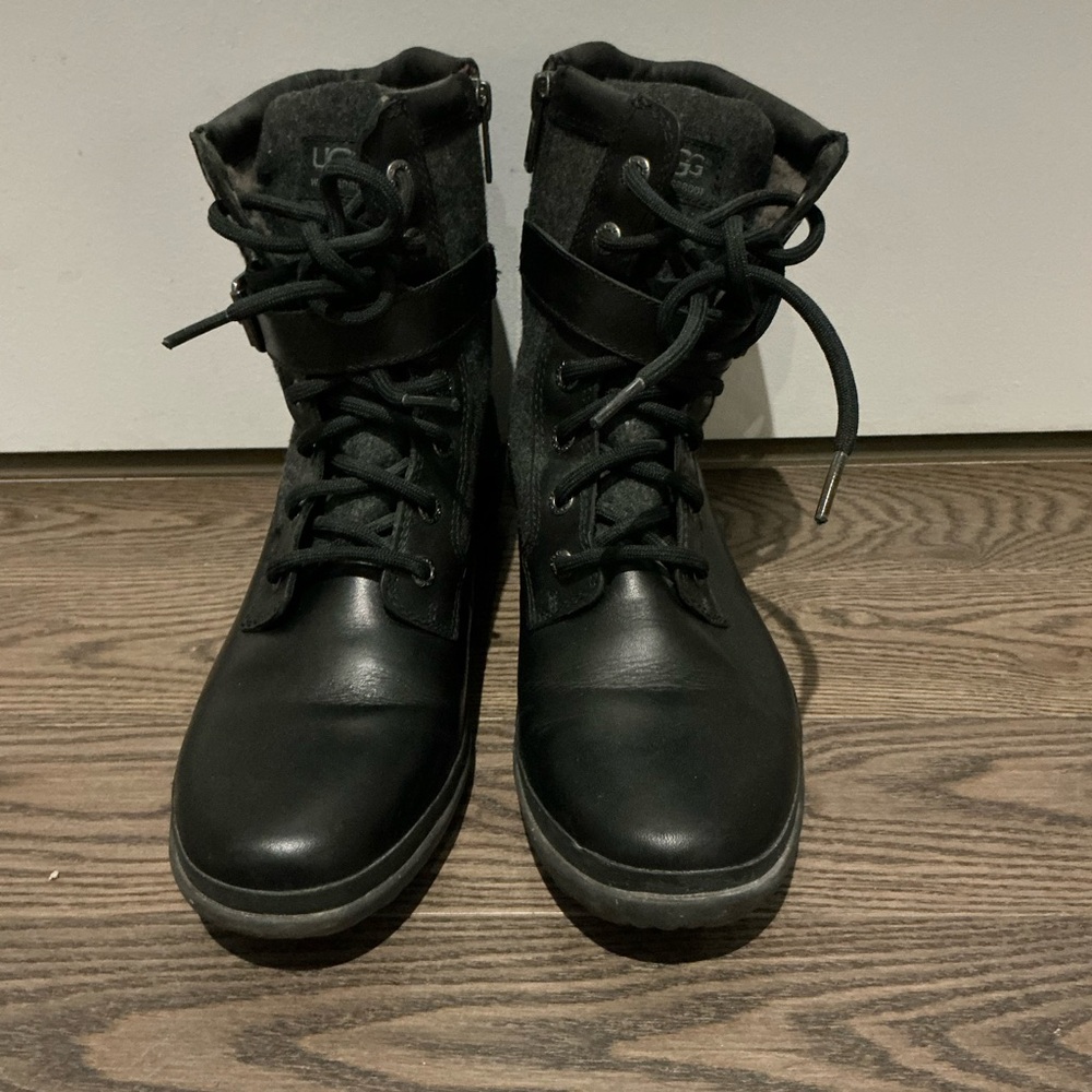 UGG Kesey Black Waterproof Boots